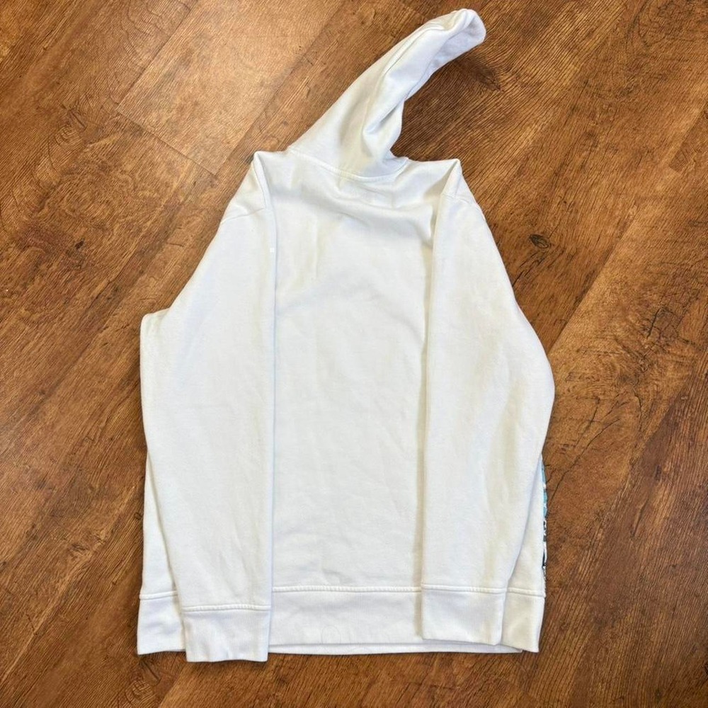 American Rag White Tropical Monstera Leaf Zip Up Hoodie XL - Picture 3 of 8